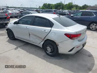2021 Kia Rio LX with VIN 3KPA24AD1ME372886, listed as a IAAI auction lot 41876332 with 39,665 mi miles and . Bid and sale history available at DreamBid. Image 3.
