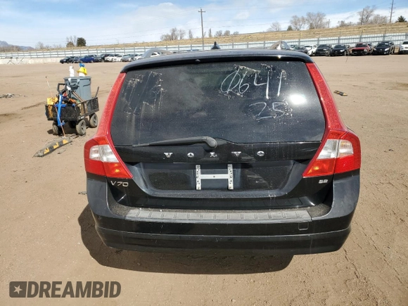 2010 Volvo V70 with VIN YV1982BWXA1128216, listed as a Copart auction lot 49072255 with Not Provided miles and Salvage Title. Bid and sale history available at DreamBid. Image 6.