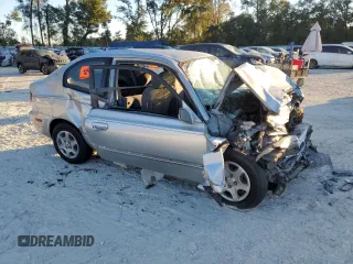 2005 Hyundai Accent GLS with VIN KMHCG35CX5U357839, listed as a Copart auction lot 81465454 with Not Provided miles and Salvage Title. Bid and sale history available at carsss.com. Image 4.