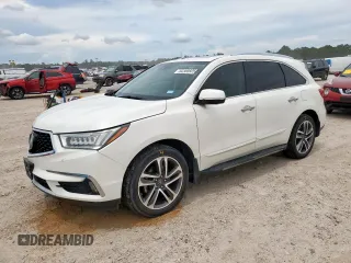 2017 Acura MDX Advance with VIN 5FRYD3H83HB010049, listed as a Copart auction lot 62385925 with 121,312 mi miles and Salvage title. Bid and sale history available at DreamBid. Image 1.