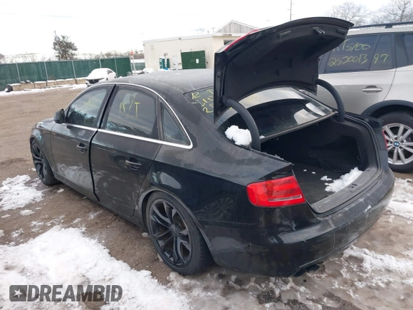 2009 Audi A4 2.0T Prem Plus with VIN WAUSF78KX9N031534, listed as a IAAI auction lot 41494372 with 999,999 mi miles. Bid and sale history available at carsss.com. Image 3.