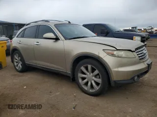 2003 Infiniti FX Options with VIN JNRBS08W83X404722, listed as a Copart auction lot 55863955 with 215,432 mi miles and Clean Title. Bid and sale history available at DreamBid. Image 4.