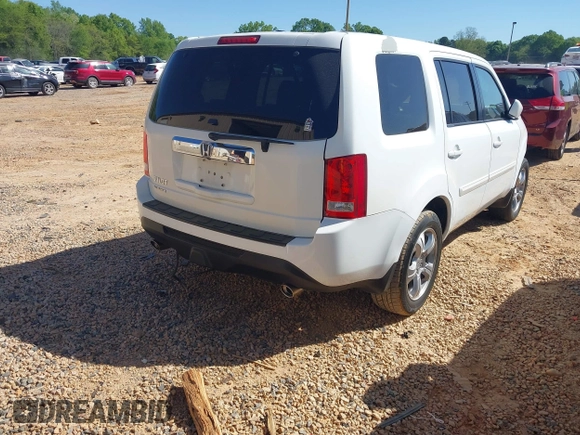 2014 Honda Pilot EX-L with VIN 5FNYF3H53EB025048, listed as a IAAI auction lot 42060266 with Not Provided miles and . Bid and sale history available at carsss.com. Image 4.