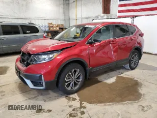 2021 Honda CR-V EX with VIN 2HKRW2H56MH652132, listed as a Copart auction lot 52621955 with 59,403 mi miles and Salvage Title. Bid and sale history available at carsss.com. Image 1.