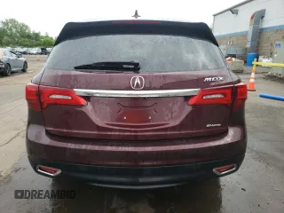 2014 Acura MDX Technology with VIN 5FRYD4H41EB028323, listed as a Copart auction lot 56938365 with Not provided miles and Salvage title. Bid and sale history available at DreamBid. Image 6.