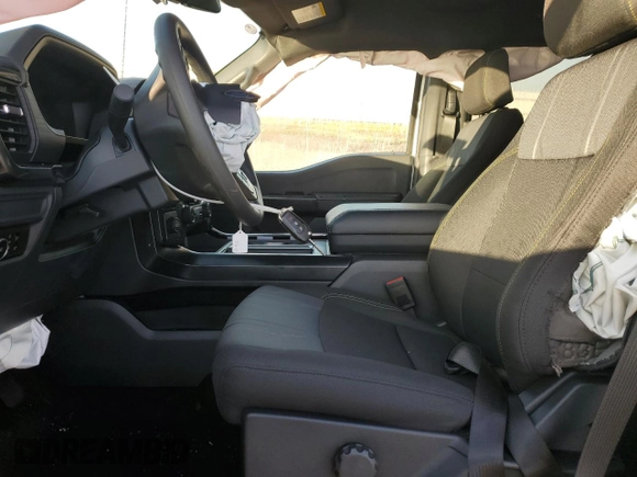 2024 Ford F-150 STX with VIN 1FTEW2KP9RKF20192, listed as a Copart auction lot 46710835 with 743 mi miles and Salvage Title. Bid and sale history available at carsss.com. Image 7.