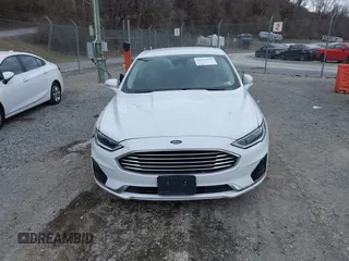 2019 Ford Fusion Hybrid SEL with VIN 3FA6P0MU3KR189612, listed as a IAAI auction lot 41422745 with 95,130 mi miles. Bid and sale history available at carsss.com. Image 12.