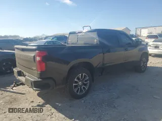 2023 Chevrolet Silverado 1500 RST with VIN 1GCUDEE87PZ198647, listed as a Copart auction lot 42181405 with 55,906 mi miles and Salvage Title. Bid and sale history available at DreamBid. Image 3.