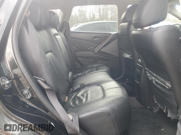 2009 Nissan Murano SL with VIN JN8AZ18W99W200589, listed as a Copart auction lot 54406135 with 256,755 mi miles and Salvage Title. Bid and sale history available at DreamBid. Image 11.