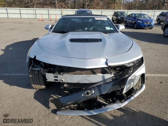 2019 Chevrolet Camaro 2SS with VIN 1G1FH3D72K0116176, listed as a Copart auction lot 87466724 with 58,123 mi miles and Salvage Title. Bid and sale history available at carsss.com. Image 5.