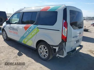 2021 Ford Transit Connect XLT with VIN NM0GE9F29M1500362, listed as a IAAI auction lot 42266265 with 63,273 mi miles and . Bid and sale history available at DreamBid. Image 3.