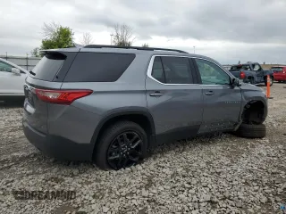 2021 Chevrolet Traverse LT Cloth with VIN 1GNEVGKW6MJ103139, listed as a Copart auction lot 69636174 with 45,818 mi miles and Salvage Title. Bid and sale history available at carsss.com. Image 3.