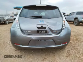 2015 Nissan LEAF SV with VIN 1N4AZ0CP7FC313479, listed as a Copart auction lot 51881993 with 64,661 mi miles. Bid and sale history available at carsss.com. Image 6.