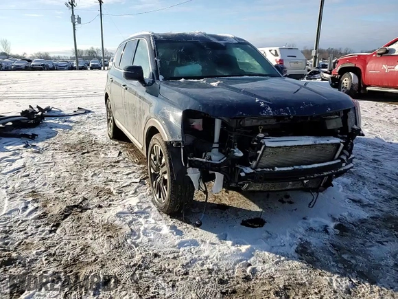 2024 Kia Telluride SX Prestige with VIN 5XYP5DGC6RG483038, listed as a Copart auction lot 87688885 with 16,260 mi miles and Salvage title. Bid and sale history available at DreamBid. Image 12.
