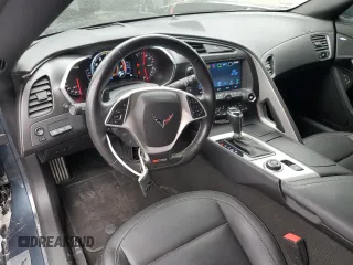 2019 Chevrolet Corvette Z06 2LZ with VIN 1G1YS2D65K5604990, listed as a Copart auction lot 72580304 with 15,582 mi miles and Salvage Title. Bid and sale history available at carsss.com. Image 8.