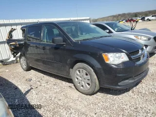 2017 Dodge Grand Caravan SE with VIN 2C4RDGBGXHR615610, listed as a Copart auction lot 51448705 with 217,815 mi miles and Salvage Title. Bid and sale history available at DreamBid. Image 4.