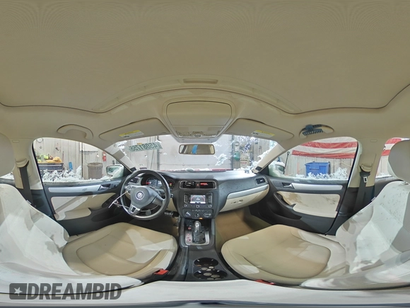 2012 Volkswagen Jetta SEL with VIN 3VWLP7AJ4CM407830, listed as a Copart auction lot 45081755 with 129,240 mi miles and Salvage title. Bid and sale history available at DreamBid. Image 12.