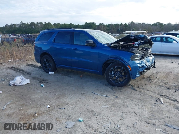 2024 Dodge Durango GT Plus z VIN 1C4RDJDG1RC198172, wystawiony jako IAAI lot #41320951 z przebiegiem 3 886 mil mil oraz . Historia ofert i sprzedaży dostępna na DreamBid. Obrazek 1.