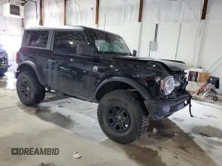 2022 Ford Bronco with VIN 1FMDE5AH7NLB79711, listed as a Copart auction lot 88099785 with 28,044 mi miles and Salvage title. Bid and sale history available at DreamBid. Image 4.