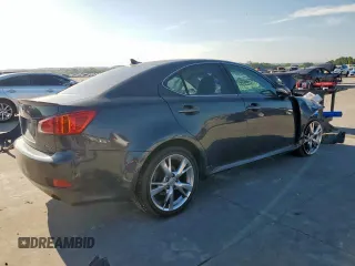 2010 Lexus IS 250 with VIN JTHBF5C21A2095741, listed as a Copart auction lot 58393055 with Not provided miles and Salvage title. Bid and sale history available at DreamBid. Image 3.