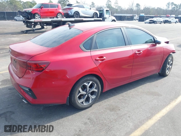 2019 Kia Forte LXS with VIN 3KPF24ADXKE040741, listed as a IAAI auction lot 41525717 with 59,962 mi miles. Bid and sale history available at carsss.com. Image 4.