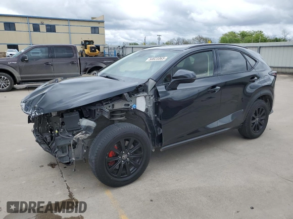 2020 Lexus NX 300 z VIN JTJDARBZ0L2159038, wystawiony jako Copart lot #50823365 z przebiegiem 57 348 mil mil oraz Szkoda całkowita • Salvage title. Historia ofert i sprzedaży dostępna na DreamBid. Obrazek 1.
