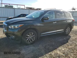 2014 Infiniti QX60 Hybrid with VIN 5N1CL0MN3EC520107, listed as a Copart auction lot 44276025 with 121,067 mi miles and Clean Title. Bid and sale history available at DreamBid. Image 1.