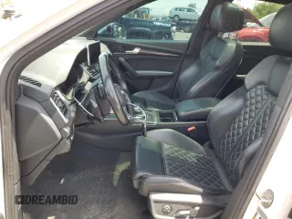 2018 Audi SQ5 Premium Plus with VIN WA1A4AFY6J2009863, listed as a Copart auction lot 56418064 with 76,666 mi miles and Salvage Title. Bid and sale history available at DreamBid. Image 7.