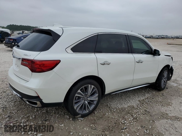 2018 Acura MDX Technology with VIN 5J8YD3H5XJL007600, listed as a Copart auction lot 51419945 with 103,653 mi miles and Salvage title. Bid and sale history available at DreamBid. Image 3.