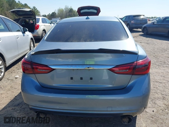 2018 Infiniti Q50 Sport with VIN JN1EV7AP5JM355948, listed as a IAAI auction lot 41872081 with 68,178 mi miles and . Bid and sale history available at carsss.com. Image 16.