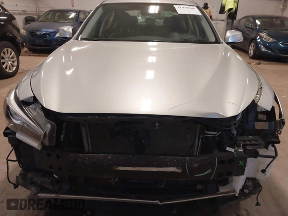 2015 Infiniti Q50 Premium with VIN JN1BV7AR3FM396154, listed as a IAAI auction lot 41978988 with 110,109 mi miles. Bid and sale history available at carsss.com. Image 12.