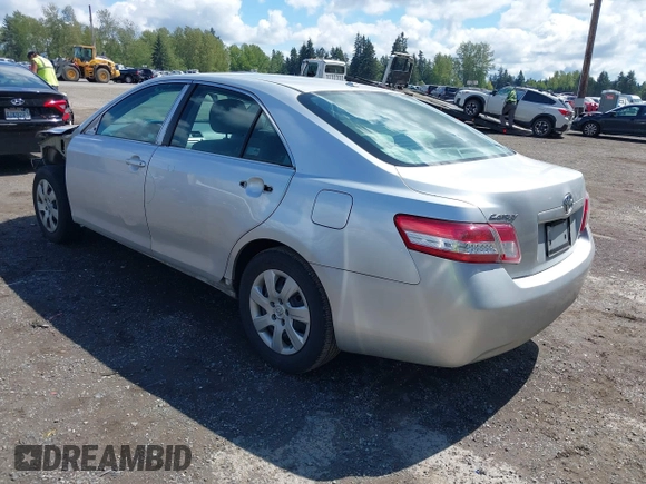 2011 Toyota Camry LE with VIN 4T1BF3EKXBU127638, listed as a IAAI auction lot 42131788 with 52,592 mi miles. Bid and sale history available at carsss.com. Image 3.