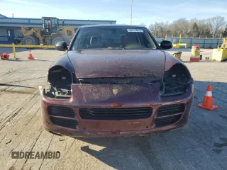 2006 Porsche Cayenne S with VIN WP1AB29P76LA64746, listed as a Copart auction lot 43517655 with 155,041 mi miles and Salvage Title. Bid and sale history available at carsss.com. Image 5.