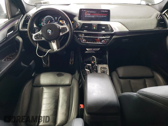 2019 BMW X3 M40i with VIN 5UXTS3C54K0Z03897, listed as a Copart auction lot 51805765 with 73,374 mi miles and Salvage Title. Bid and sale history available at DreamBid. Image 8.