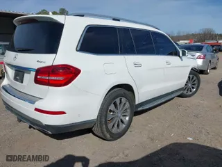 2017 Mercedes-Benz GLS with VIN 4JGDF6EE9HA880687, listed as a IAAI auction lot 41622235 with 106,408 mi miles. Bid and sale history available at carsss.com. Image 4.