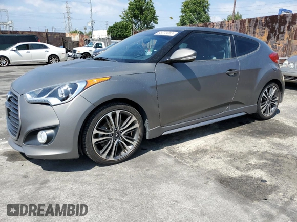 2016 Hyundai Veloster Turbo with VIN KMHTC6AE7GU267913, listed as a Copart auction lot 68070083 with 105,863 mi miles. Bid and sale history available at carsss.com. Image 1.