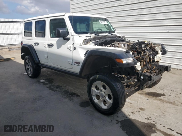 2023 Jeep Wrangler Rubicon with VIN 1C4HJXFN7PW701475, listed as a Copart auction lot 70486654 with Not provided miles and Non repairable. Bid and sale history available at DreamBid. Image 4.
