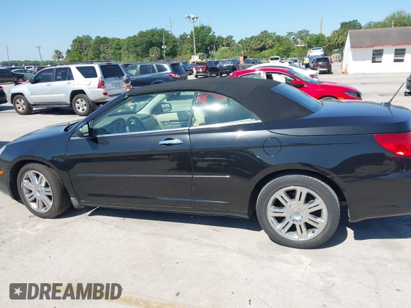 2008 Chrysler Sebring Limited with VIN 1C3LC65M28N692848, listed as a IAAI auction lot 42037136 with 128,278 mi miles. Bid and sale history available at carsss.com. Image 14.