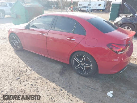 2019 Mercedes-Benz A 220 with VIN WDD3G4FB3KW025439, listed as a IAAI auction lot 41911671 with 59,187 mi miles and . Bid and sale history available at DreamBid. Image 3.