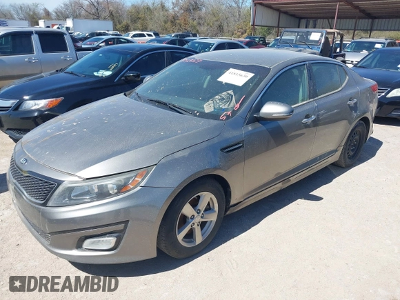 2015 Kia Optima LX z VIN 5XXGM4A70FG463799, wystawiony jako IAAI lot #41815630 z przebiegiem 175 637 mil mil oraz . Historia ofert i sprzedaży dostępna na DreamBid. Obrazek 2.