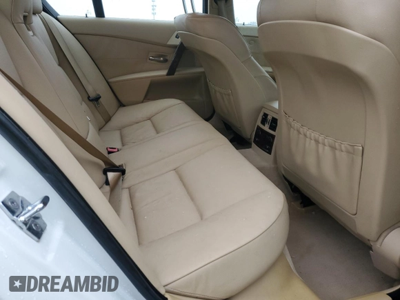 2006 BMW 5 Series 550i with VIN WBANB535X6CP01394, listed as a Copart auction lot 81225264 with 124,599 mi miles and Salvage Title. Bid and sale history available at DreamBid. Image 10.