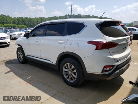 2019 Hyundai Santa Fe SE with VIN 5NMS23ADXKH013816, listed as a Copart auction lot 58556295 with 159,521 mi miles and Salvage title. Bid and sale history available at DreamBid. Image 2.