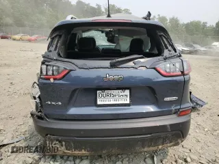 2021 Jeep Cherokee Altitude with VIN 1C4PJMLBXMD210491, listed as a Copart auction lot 55198793 with 13,752 mi miles and Salvage Title. Bid and sale history available at carsss.com. Image 6.