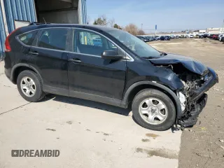 2013 Honda CR-V LX with VIN 2HKRM3H37DH501360, listed as a Copart auction lot 48679215 with 125,071 mi miles and Salvage Title. Bid and sale history available at carsss.com. Image 4.