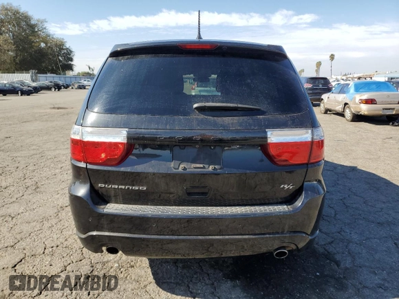 2012 Dodge Durango R/T with VIN 1C4SDHCT4CC362045, listed as a Copart auction lot 79638554 with 121,586 mi miles and Salvage title. Bid and sale history available at DreamBid. Image 6.