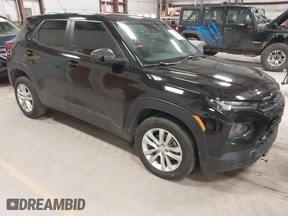 2022 Chevrolet TrailBlazer LS with VIN KL79MNSL2NB014071, listed as a IAAI auction lot 41709650 with 148,997 mi miles. Bid and sale history available at carsss.com. Image 1.