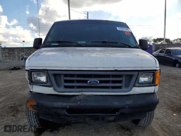 2007 Ford Econoline Cargo Commercial with VIN 1FTNE14W67DA71363, listed as a Copart auction lot 44397965 with 249,757 mi miles and Salvage Title. Bid and sale history available at DreamBid. Image 5.