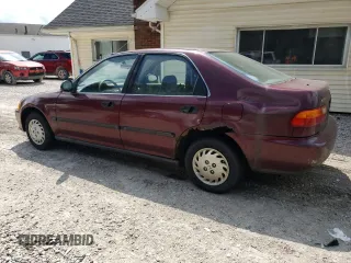1992 Honda Civic z VIN 1HGEG8653NL056427, wystawiony jako Copart lot #69135114 z przebiegiem 143 658 mil mil oraz Tytuł czysty. Historia ofert i sprzedaży dostępna na DreamBid. Obrazek 2.