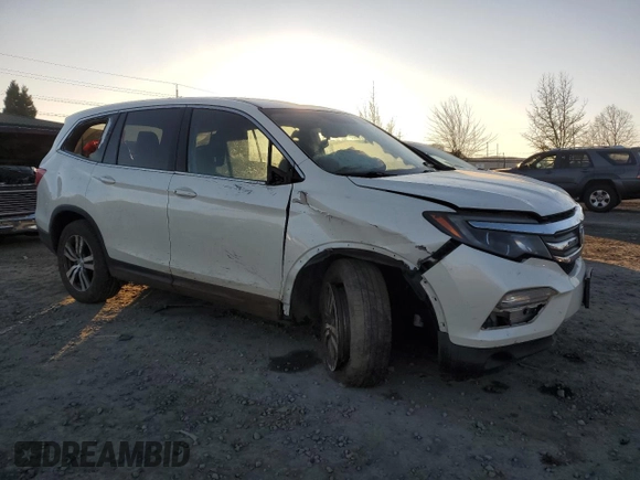2017 Honda Pilot EX-L with VIN 5FNYF6H59HB032608, listed as a Copart auction lot 42244755 with 151,564 mi miles and Salvage Title. Bid and sale history available at DreamBid. Image 4.