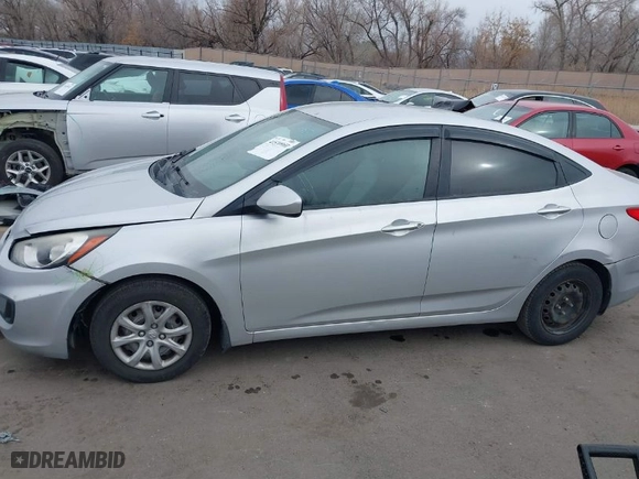 2012 Hyundai Accent GLS with VIN KMHCT4AE7CU181676, listed as a IAAI auction lot 41539969 with 161,419 mi miles. Bid and sale history available at carsss.com. Image 14.